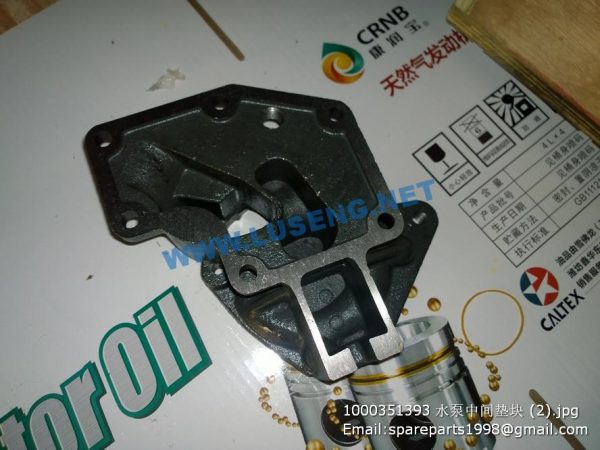 ,1000351393 Water Pump Middle Filling Block