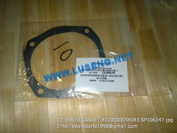 12189678 GASKET 4110000054043 SP106247 - Image 2