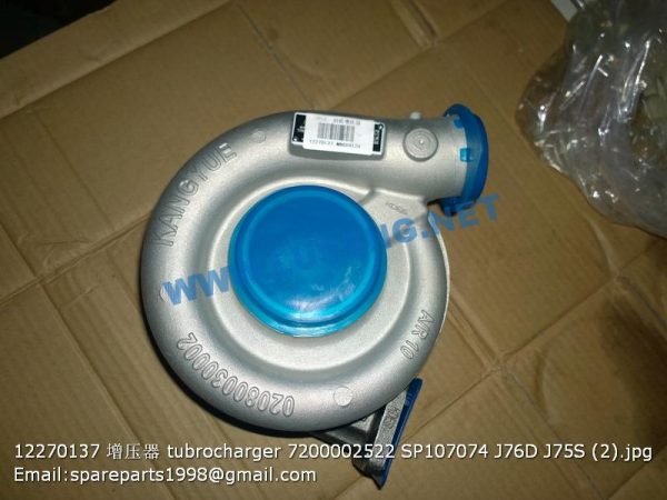 ,12270137 tubrocharger 7200002522 SP107074 J76D J75S