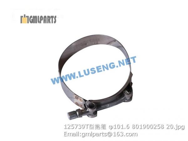 ,801900258 125739 T CLAMP