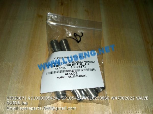 13026871 4110000054241 SP105427 W010250660 W47002022 VALVE GUIDE - Image 2