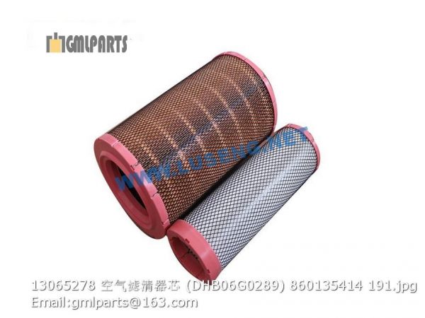 ,860135414 13065278 AIR FILTER DHB06G0289