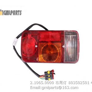 ,2.1065.0000 Right Rear Dim Lamp 803502501 XCMG LW800K LW900K