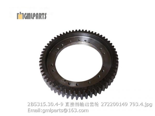 ,2BS315.30.4-9 272200149 DIRECT FORWARD GEAR