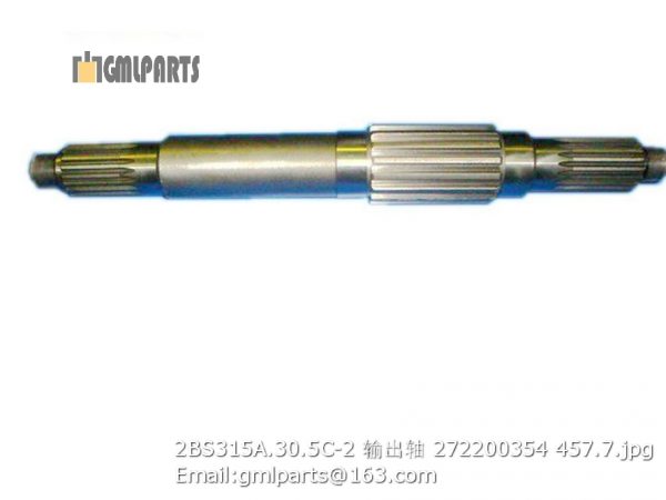 ,2BS315A.30.5C-2 output shaft 272200354