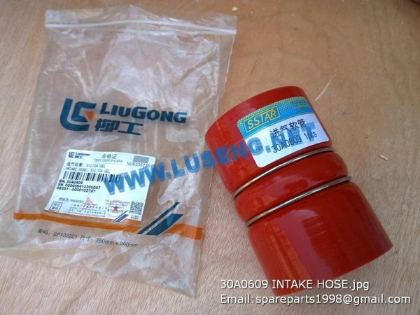 LIUGONG SPARE PARTS,30A0609,INTAKE HOSE,30A0609 INTAKE HOSE LIUGONG SPARE PARTS