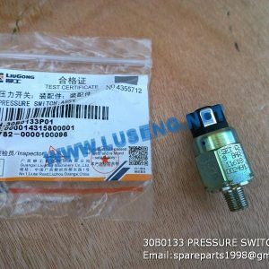 LIUGONG SPARE PARTS,30B0133,PRESSURE SWITCH,30B0133 PRESSURE SWITCH LIUGONG SPARE PARTS 30B0133P01