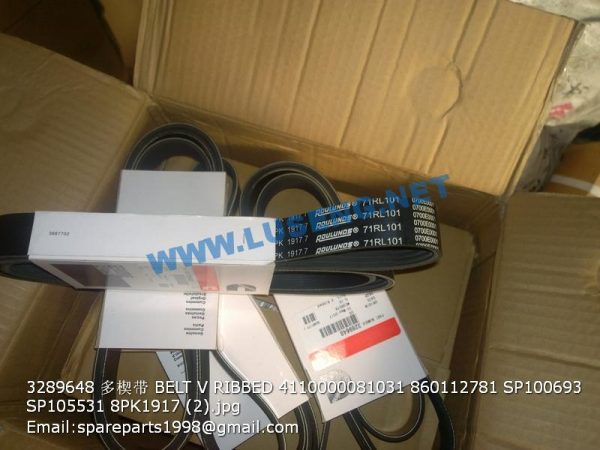 ,3289648 BELT V RIBBED 4110000081031 860112781 SP100693 SP105531 8PK1917