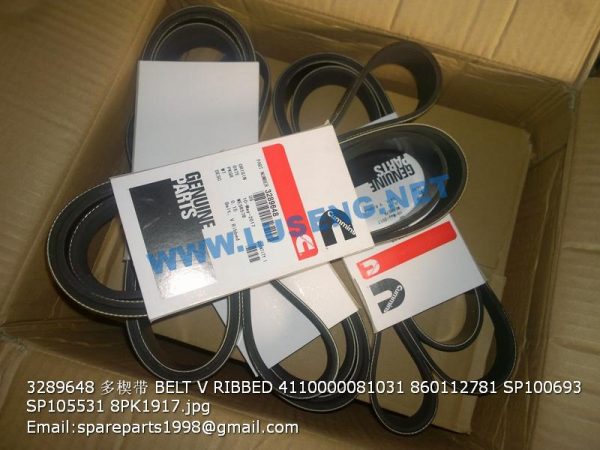 3289648 BELT V RIBBED 4110000081031 860112781 SP100693 SP105531 8PK1917 - Image 2