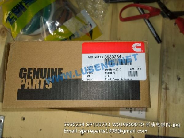 3930234 SP100723 W019800070 stop solenoid - Image 3