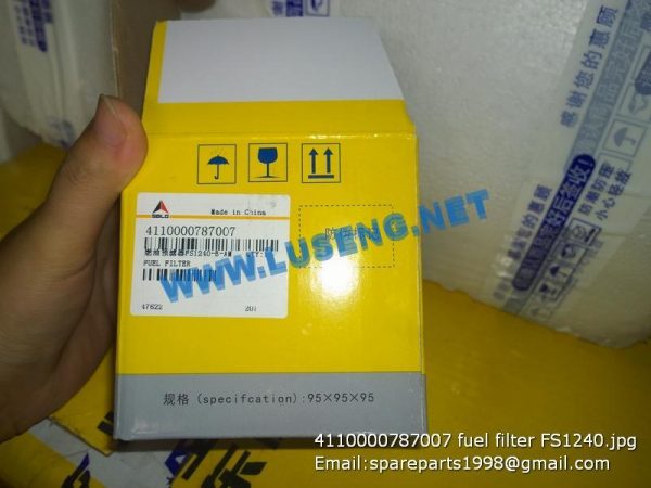 4110000787007 fuel filter SDLG EXCAVATOR SPARE PARTS - Image 4