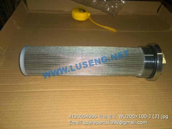 ,4120004899 FILTER INSERT WU200×100-J SDLG ROAD ROLLER PARTS