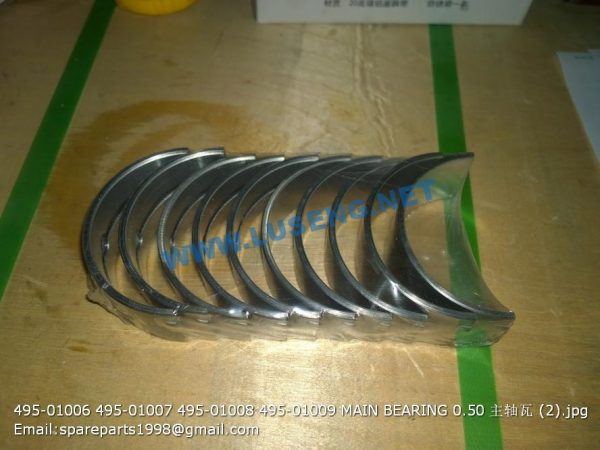 ,HUAFENG ENGINE 495-01006 495-01007 495-01008 495-01009 MAIN BEARING 0.50