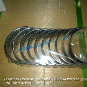 ,495-01006 495-01007 495-01009 MAIN BEARING 0.50