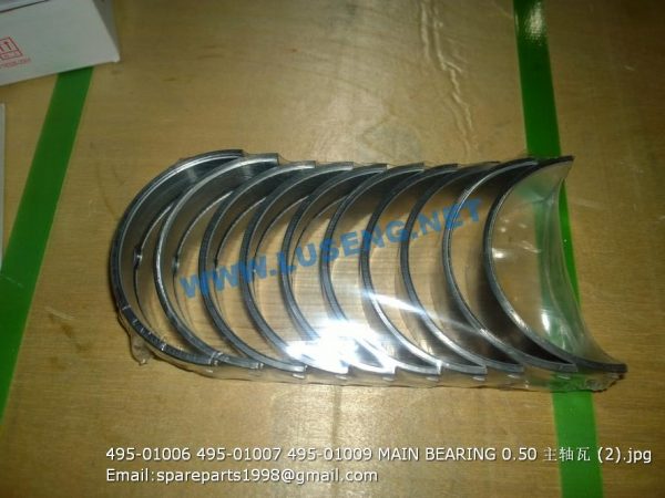 ,495-01006 495-01007 495-01009 MAIN BEARING 0.50