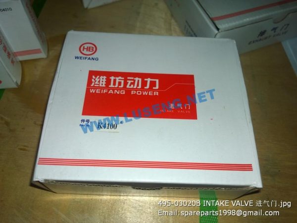 495-03020B INTAKE VALVE - Image 3