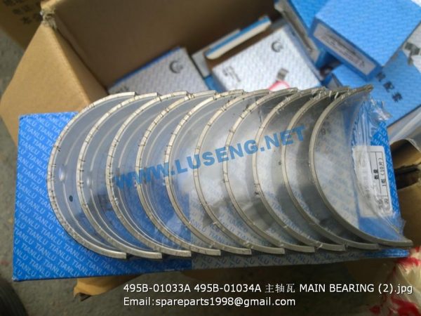 ,495B-01033A 495B-01034A MAIN BEARING