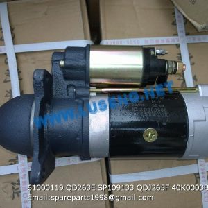 ,61000119 QD263E SP109133 QDJ265F 40K0003B starter motor yto spare parts