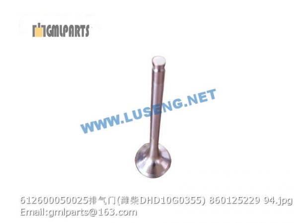 ,612600050025 Exhaust Valve DHD10G0355 860125229