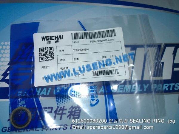 ,612600080200 SEALING RING 4110001952002 4110000556130