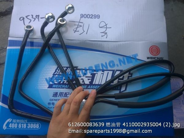 ,612600083639 4110002935004 oil hose