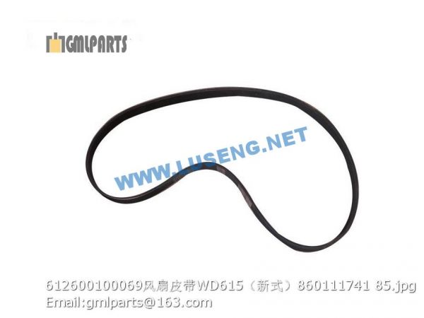 ,612600100069 Poly V Belt WD615 860111741