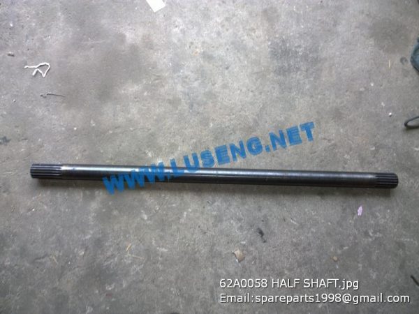 LIUGONG SPARE PARTS,62A0058,half shaft,62A0058 half shaft LIUGONG SPARE PARTS CLG835