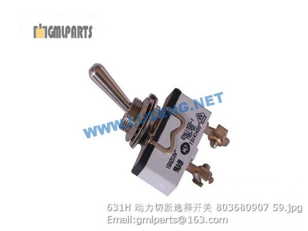 ,803680907 631H Brake Switch xcmg zl50g