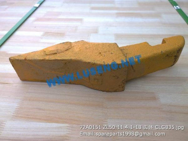 LIUGONG SPARE PARTS,72A0151,TOOTH,72A0151 TOOTH LIUGONG SPARE PARTS ZL50.11.4.1-18