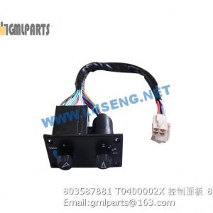 ,803587881 T0400002X CONTROL PANEL XCMG