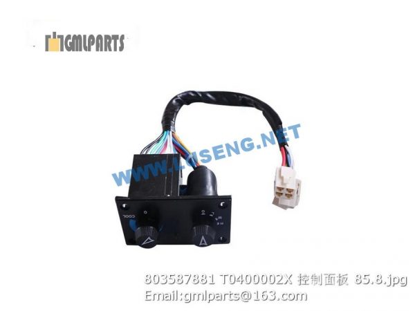 ,803587881 T0400002X CONTROL PANEL XCMG