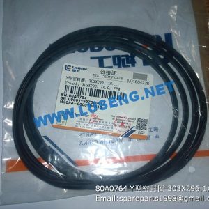 ,80A0764 Y-SEAL 303X296.1X6.9 CLG862 LIUGONG