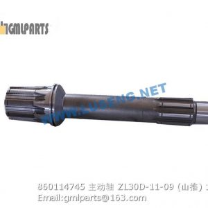 ,860114745 ZL30D-11-09 DRIVEN SHAFT