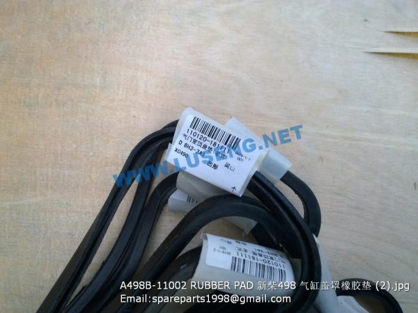 A498B-11002 RUBBER PAD xinchai 498 CYLINDER HEAD COVER GASKET - Image 2