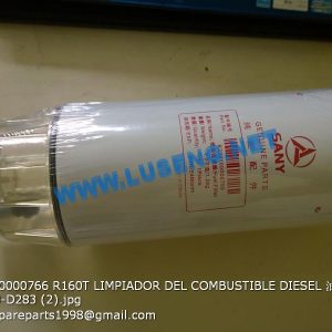 ,B222100000766 R160T filter SANY SRC208-D283