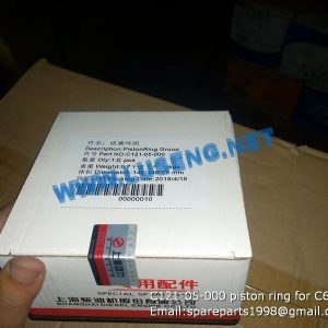 ,C121-05-000 piston ring for C6121 shanghai parts