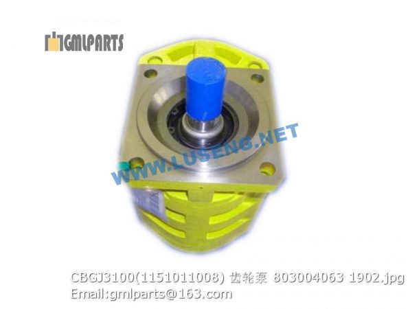 ,803004063 CBGJ3100 1151011008 GEAR PUMP XCMG