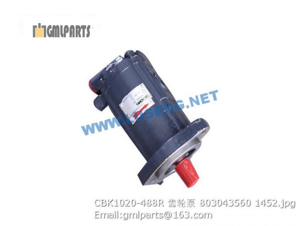 ,803043560 CBK1020-488R GEAR PUMP