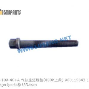 ,860119843 D02A-108-40+A Short Bolt,Cylinder Head LW400K