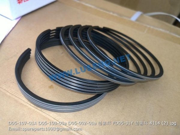 ,D05-107-01A D05-108-01a D05-002-01a FD05-31Y 4114 PISTON RING