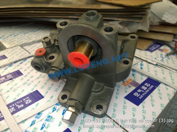 ,D30-1013100B oil cooler YUCHAI SPARE PARTS