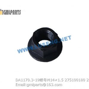 ,275100180 DA1170.3-19 NUT M14×1.5