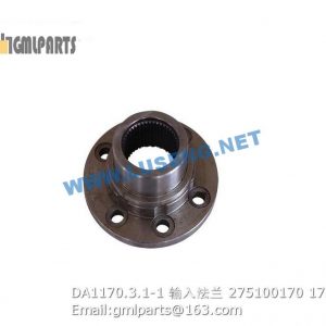 ,275100170 DA1170.3.1-1 INPUT FLANGE