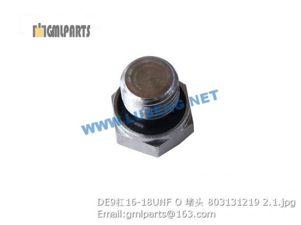 ,803131219 DE9/16-18UNF O PLUG XT680