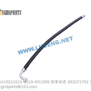 ,803271702 F381CA19221612-1310-HG1500 HOSE