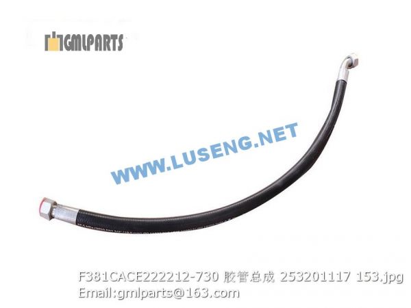 ,253201117 F381CACE222212-730 HOSE XCMG