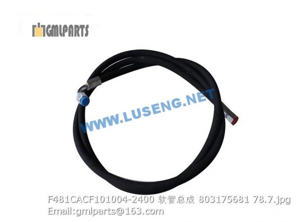 ,803175681 F481CACF101004-2400 HOSE XCMG