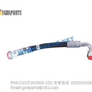 ,253201928 F481CACF101005-252 HOSE XCMG