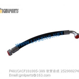 ,252900274 F481CACF101005-380 HOSE XCMG WHEEL LOADER