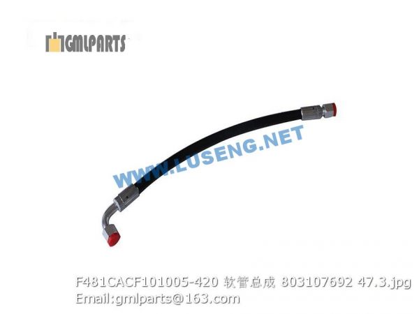 ,803107692 F481CACF101005-420 HOSE ASSY